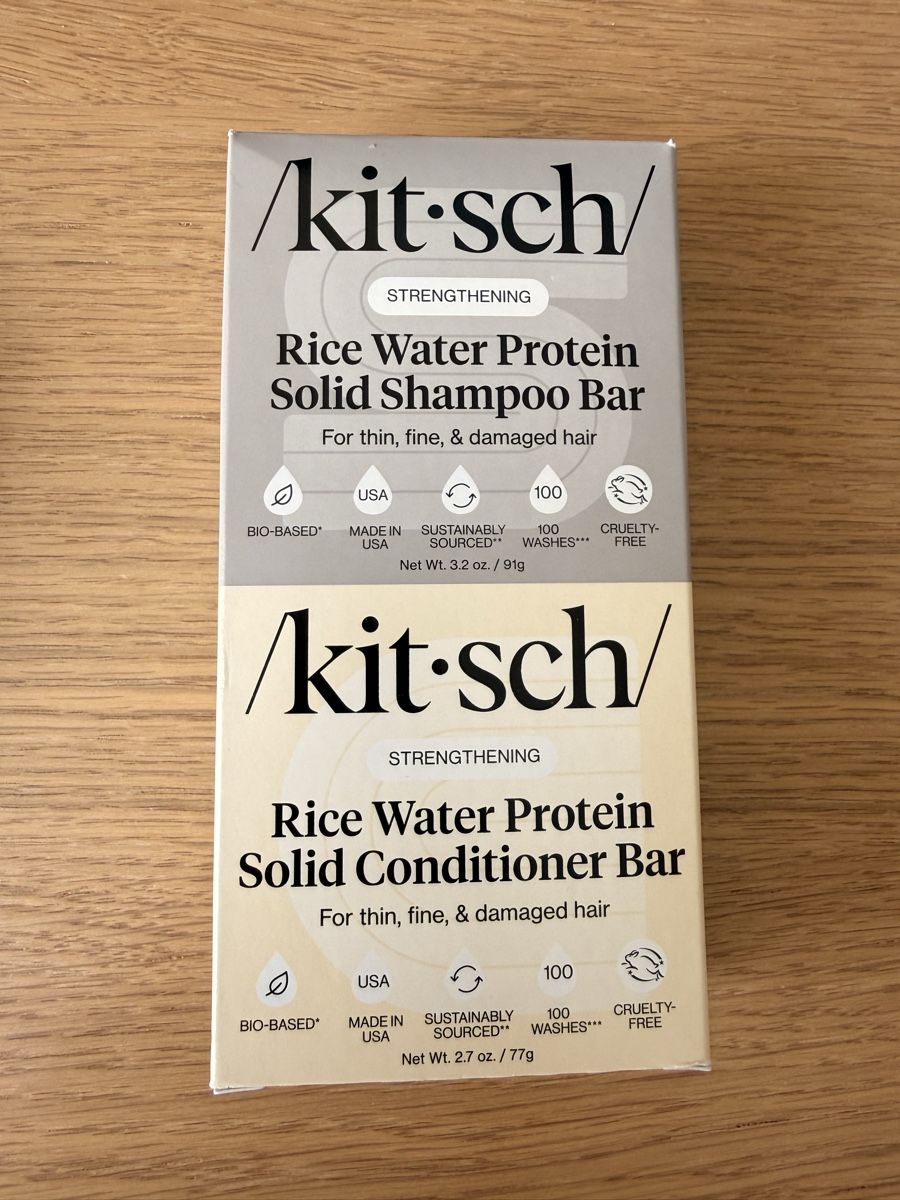 Prodotti per capelli: KITSCH Rice Water Protein Shampoo & Conditioner set - Neu – Nuovo e nell'imballaggio originale da Luzern venduto da Nat.B