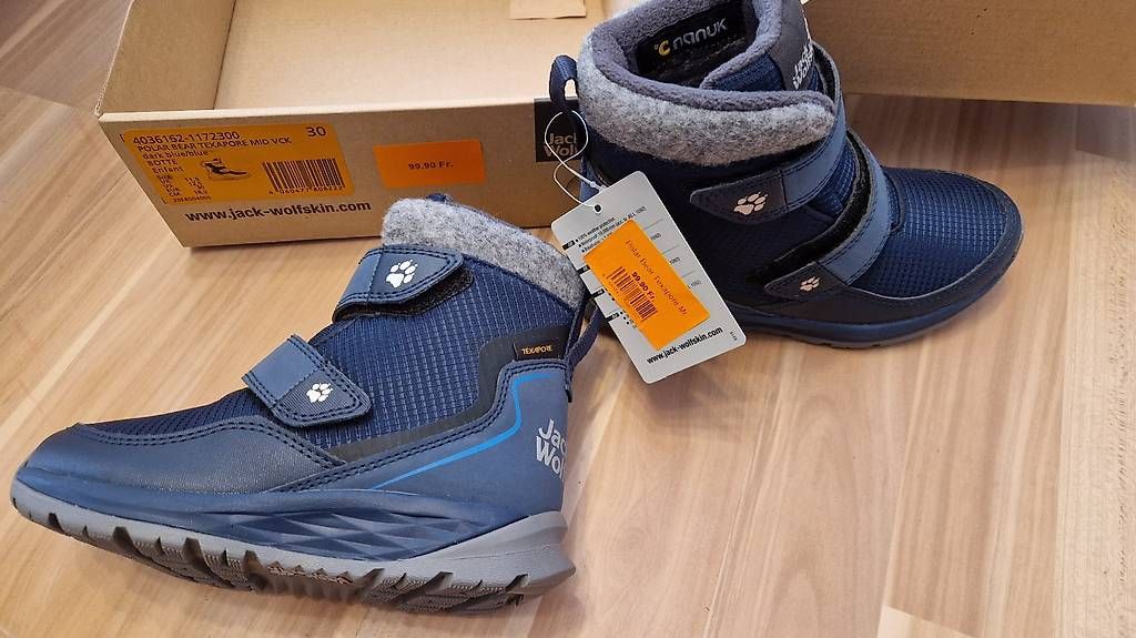 Jack Wolfskin Scarpe per ragazzi: Neue Winterstiefel Grösse 30 Jack Wolfskin – Nuovo e nell'imballaggio originale da Möriken AG venduto da Bidman