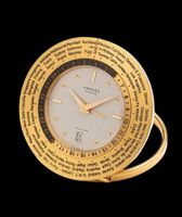 Hermes pendulette de table world time/ heures du monde