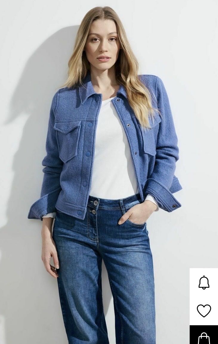 Cecil Giacche: Blau Damen wolle Jacke, Grösse L, Cecil – Usato da Stäfa venduto da gal_hl2w 2