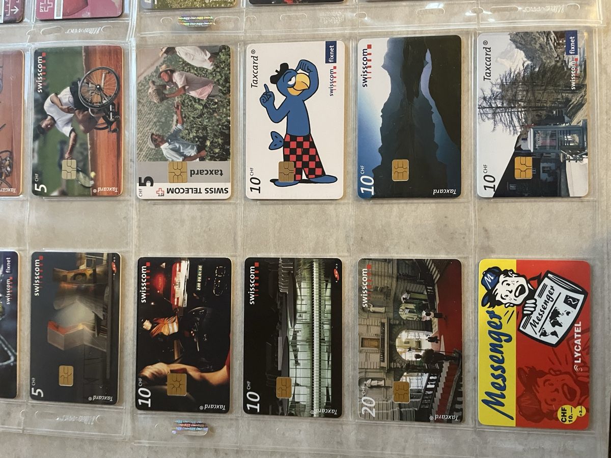 Schede telefoniche: 72 Telefonkarten Taxcard  – Usato da Flawil venduto da Naphtali 7