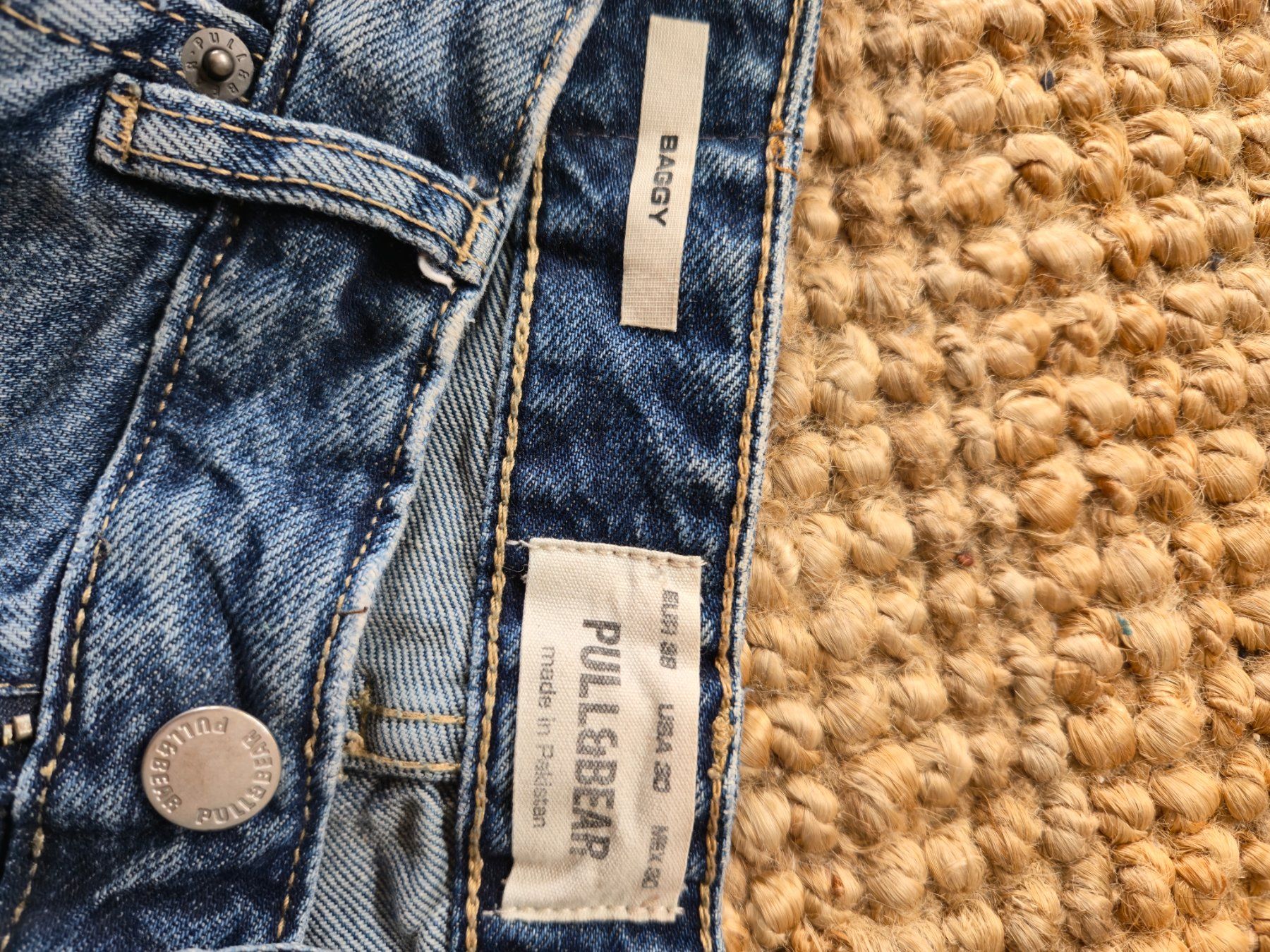 Pull&Bear Jeans: Jean Baggy Pull&Bear bleu – Usato da Neuchâtel venduto da ces_9prj 4