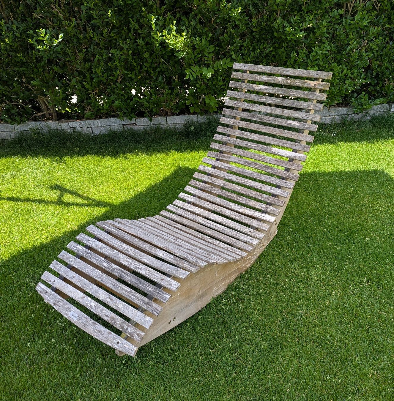 Sedie a sdraio: 2 Stück Gartenliege mit Auflage Creme – Usato da Neudorf venduto da Rroeoesli 2