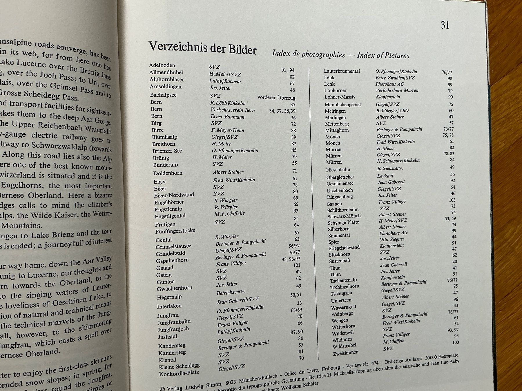Bücher: Berner Oberland, D, F, E, 1970s – Gebraucht aus Maur von 20hcodracir11 3