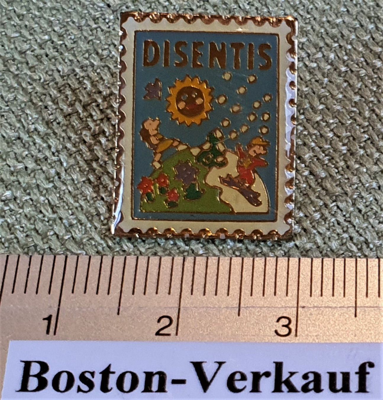 Plaketten & Abzeichen: B681  Pin Disentis Sommer Winter Schweiz – Gebraucht aus Reinach BL von Boston-Verkauf 2