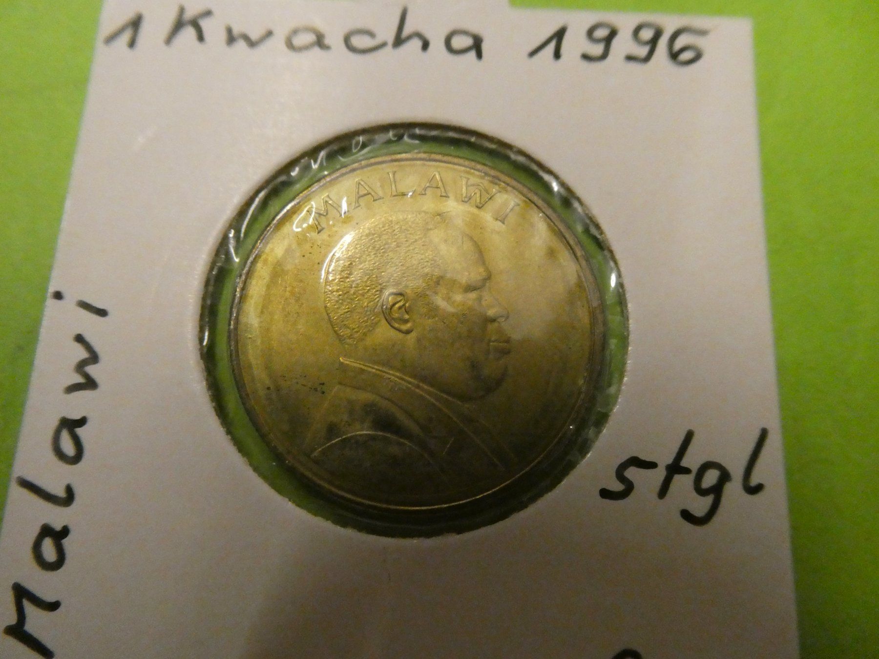 Toutes les monnaies: Malawi 1996, 1 Kwacha    stgl. – D'occasion à Hinterforst par Rohusri