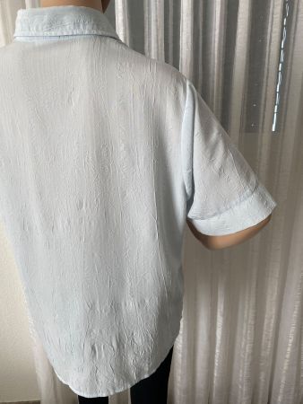 RARITÄT - stilvolle und edle Bluse, hellblau, 44