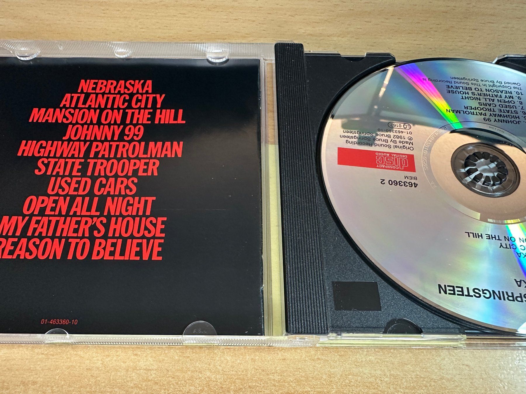 CD: C1 Bruce Springsteen – Nebraska – Usato da Rikon im Tösstal venduto da Alpenmutz 2