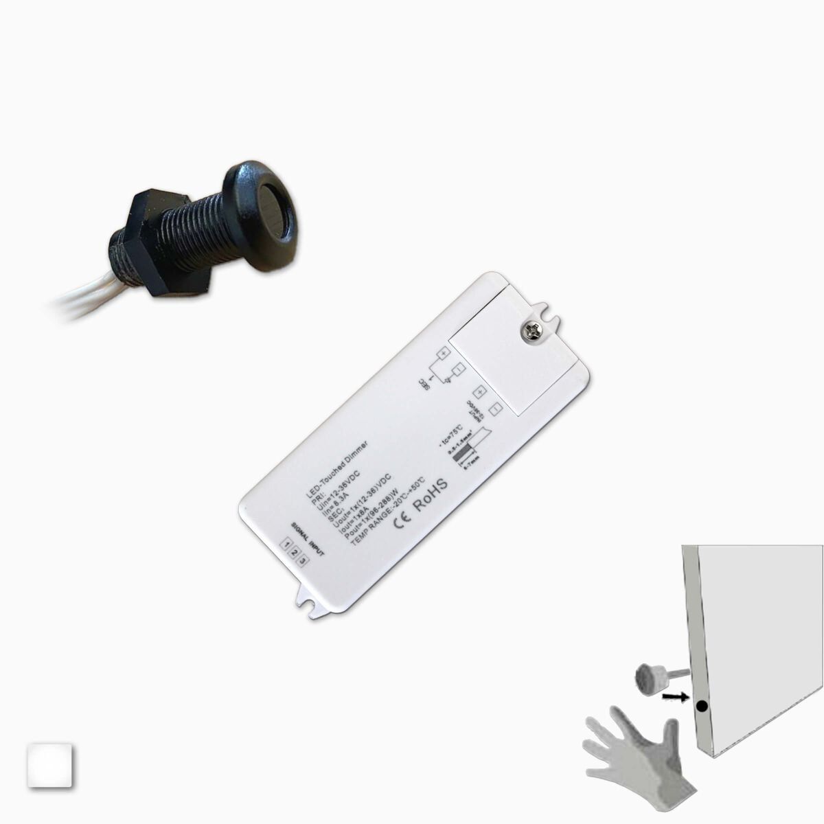 Interruttori: LED DIMMER MIT IR-SENSOR 12V-24V – Nuovo e nell'imballaggio originale da Zetzwil venduto da bugkeeper