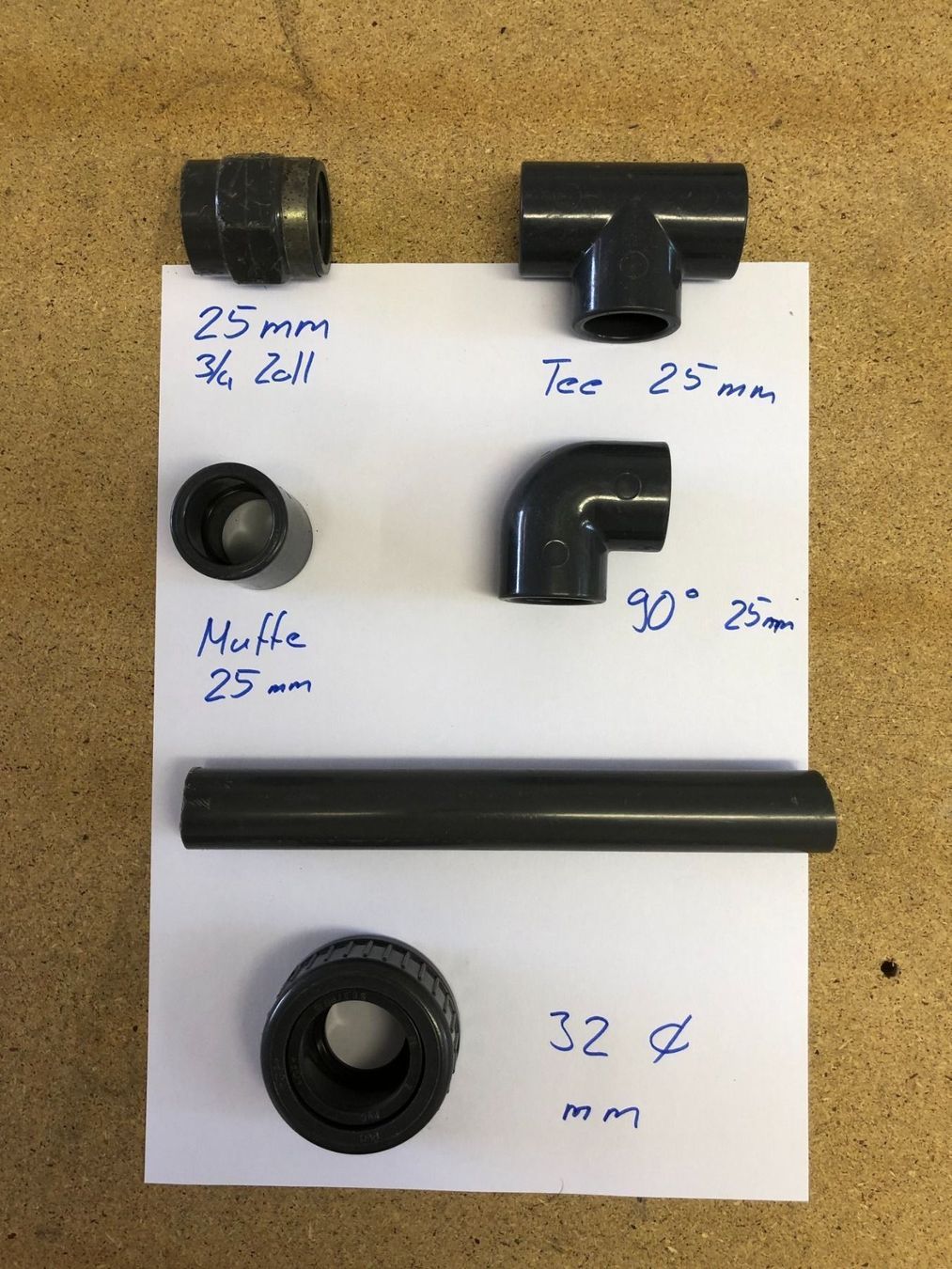 Tutti gli attrezzi: neue PVC Fitting 25mm – Nuovo (secondo la descrizione) da Balzers venduto da APE03