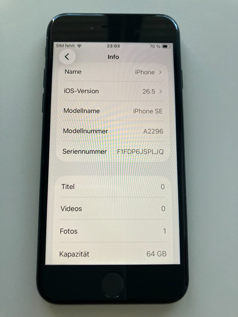 Apple Telefoni cellulari / Smartphones: iPhone SE 2020 (2. Generation), 64GB, Model A2296 – Usato da Meisterschwanden venduto da Discus0 1