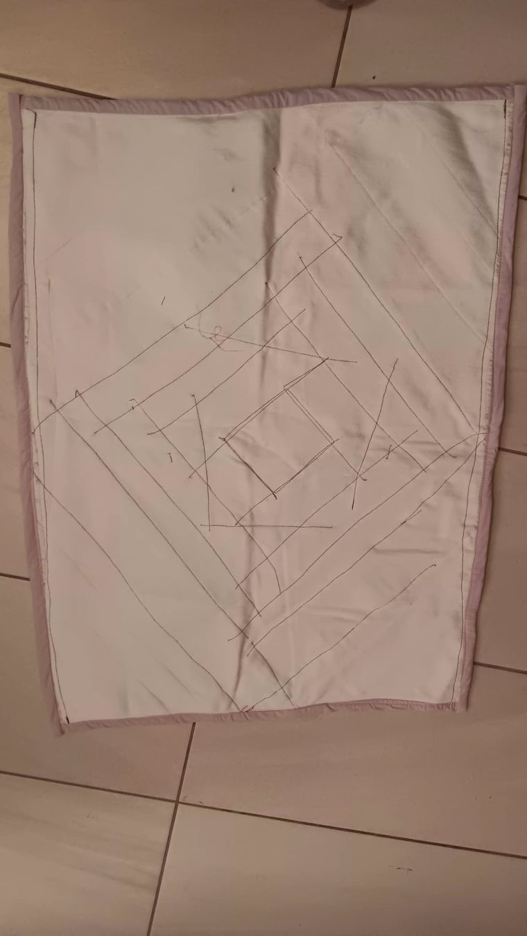 Tessuti: Elegante tapeto o centro Patchwork  a Mano - Unica! – Nuovo e nell'imballaggio originale da Carena venduto da gra_yz7p 2