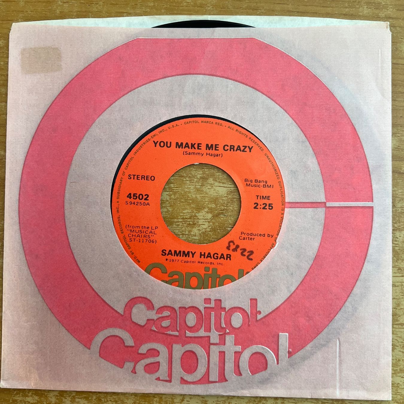 Dischi in vinile: Sammy Hagar - You Make Me Crazy // 1. US-Press. 1977 – Usato da Gais venduto da soundcave57 1