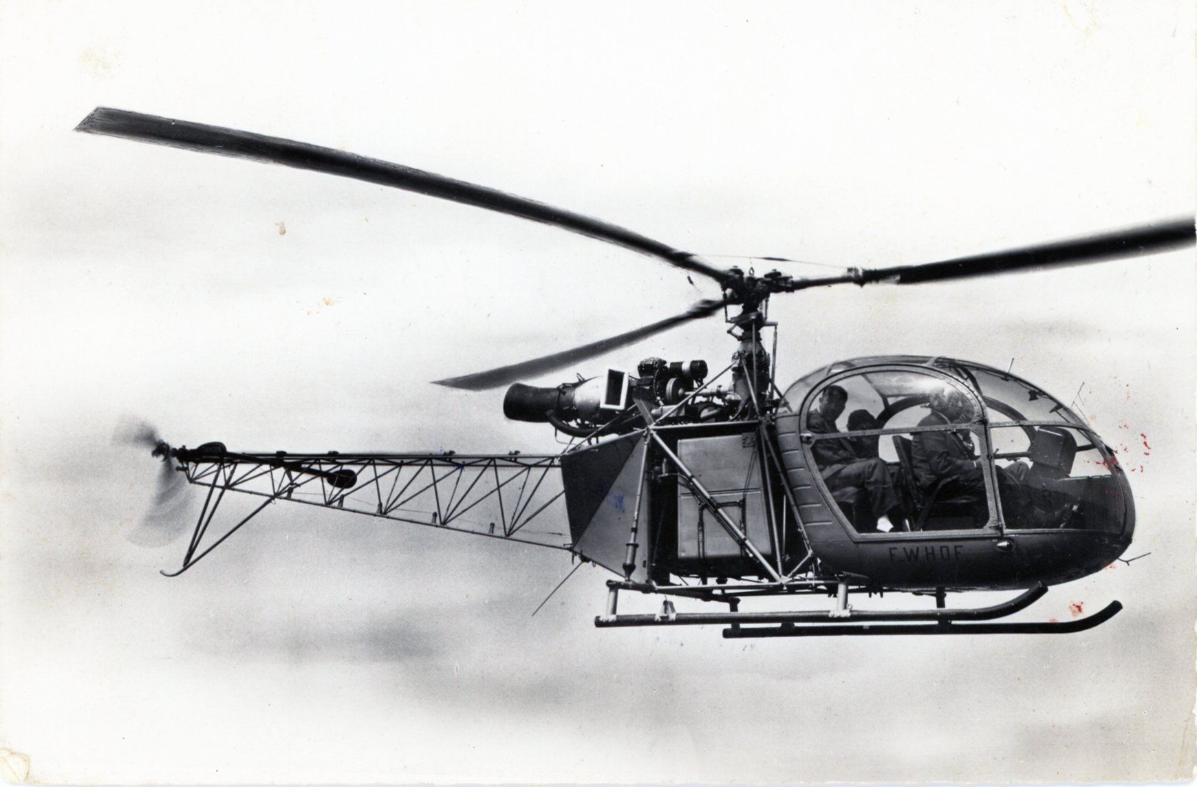 Cartoline postali: Helikopter  CH  -   Alouette II – Usato da Brig venduto da Valcards54
