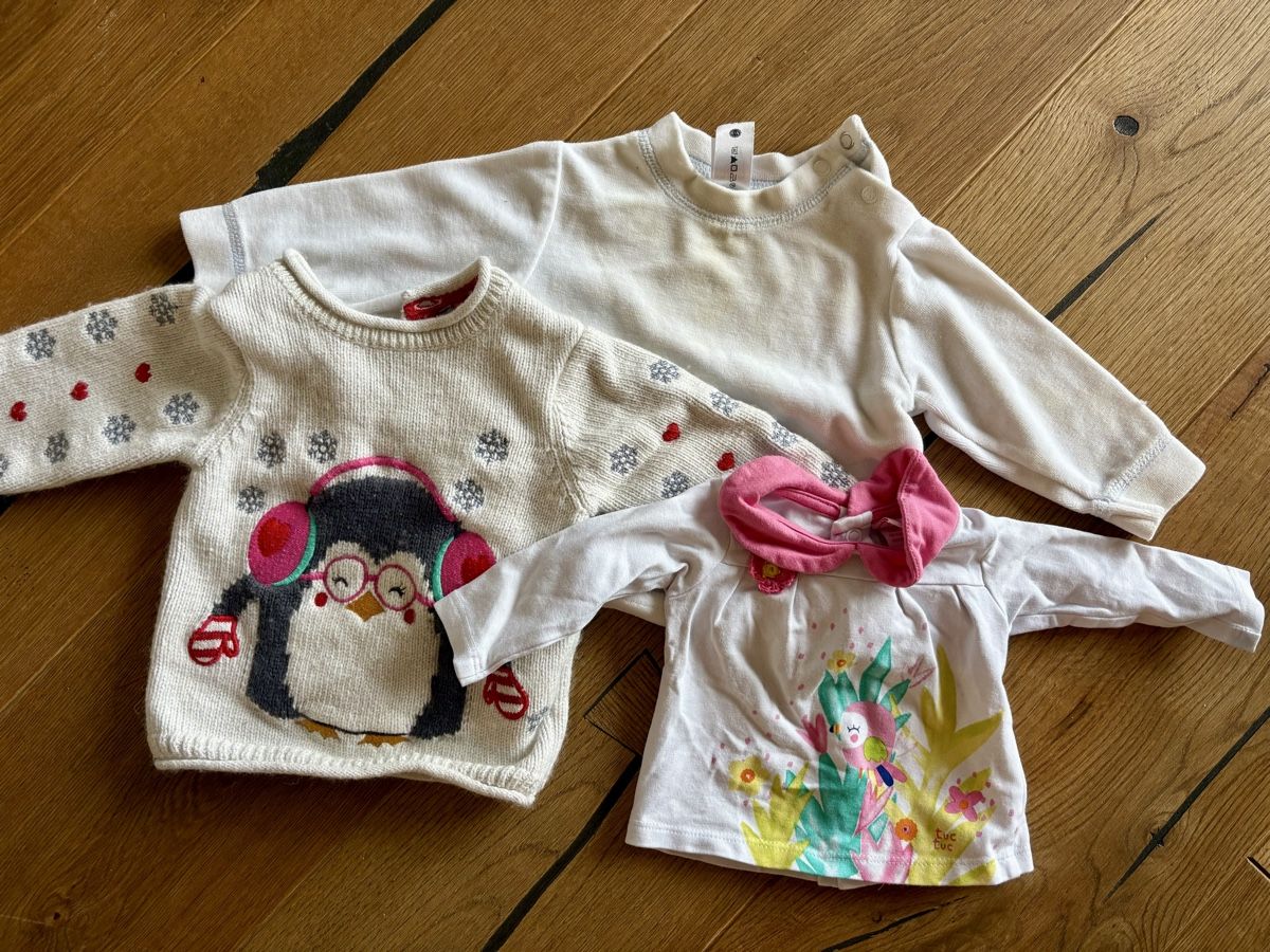 Lotti & Set di vestiti: Lot de6 pulls 0-3 mois – Usato da Biel/Bienne venduto da Milenegc 1
