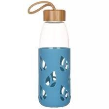 Borracce & Thermos: PEPPLY  Glasflasche mit Bambusdeckel – Nuovo e nell'imballaggio originale da Salez venduto da EMERCARO 2