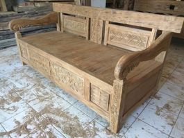 Bank Teak Holzbank Sitzbank Gartenbank Teakholz Gartenmöbel