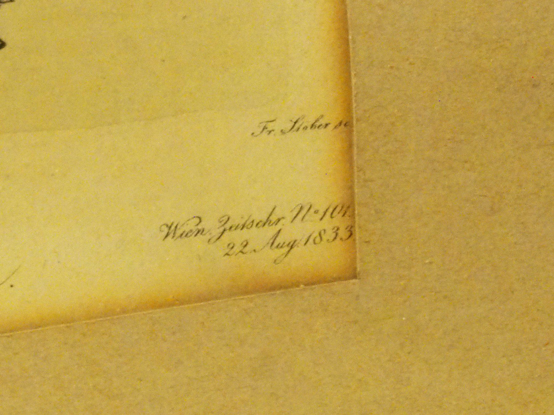 Incisioni: 2  gerahmte Wiener Mode 1833, August /September – Nuovo (secondo la descrizione) da Ebnat-Kappel venduto da carastellabella 5