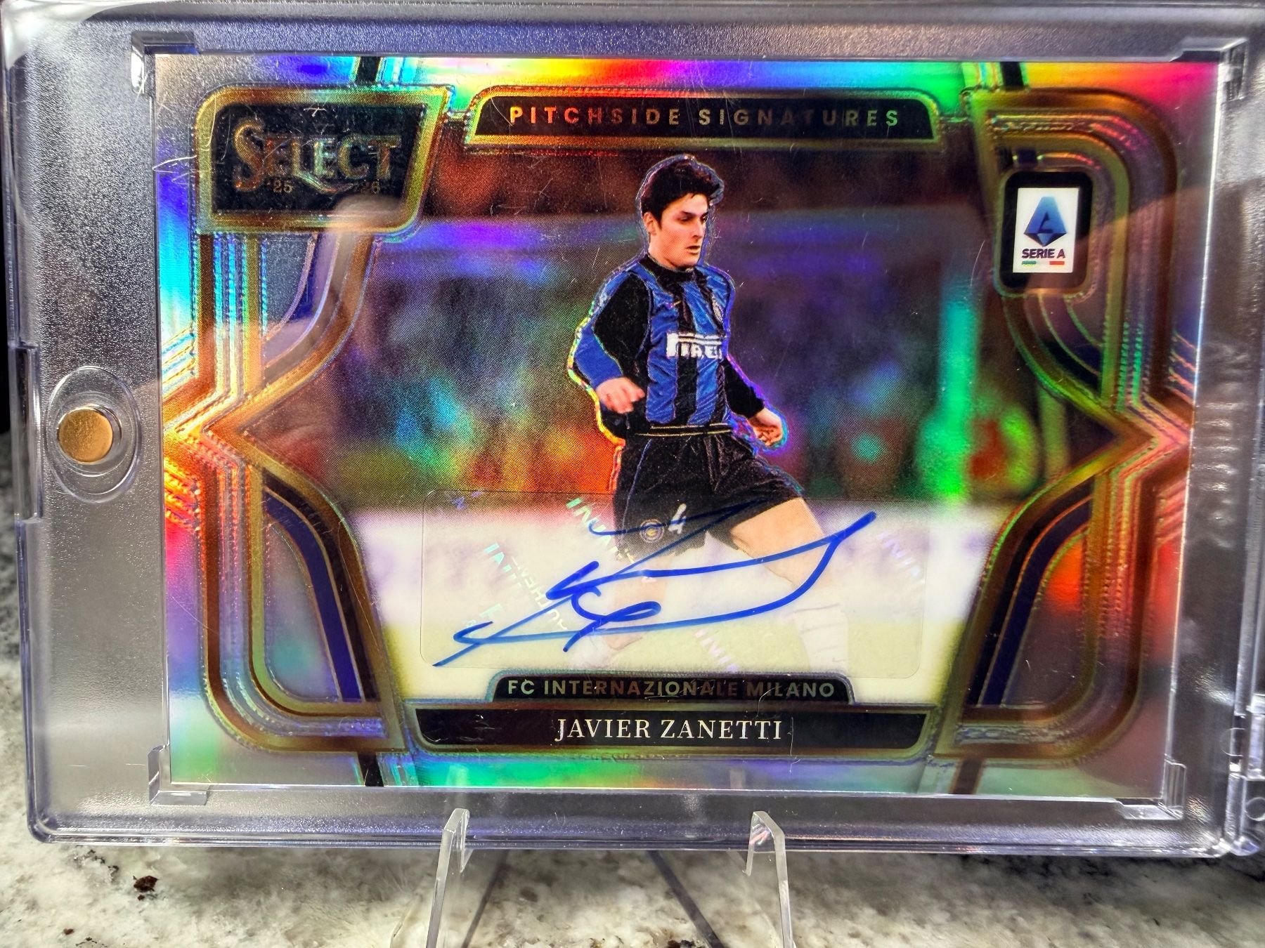Panini Carte collezionabili: Javier Zanetti Pitchside Signatures Silver – Nuovo (secondo la descrizione) da Ueberstorf venduto da dan_mms9