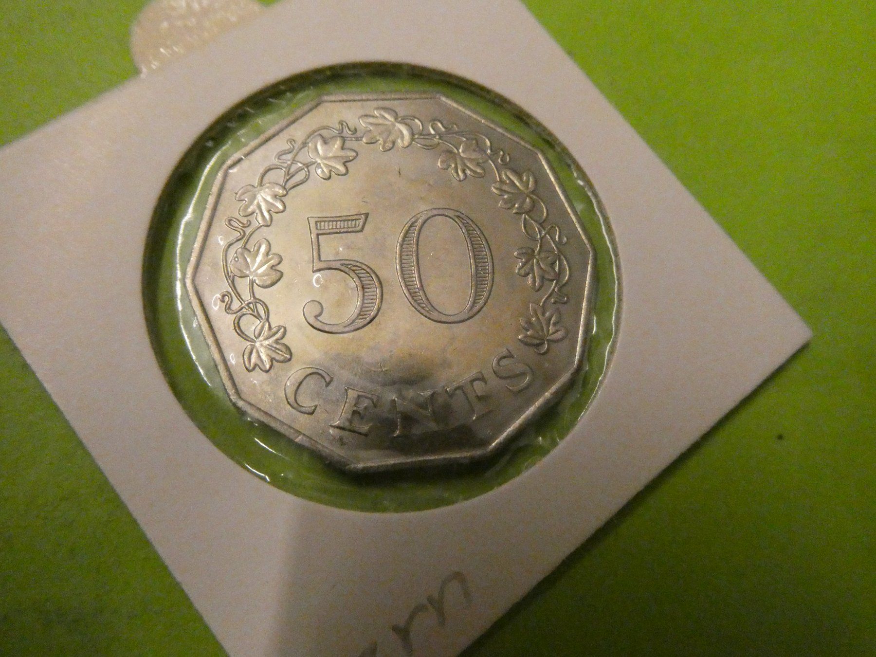 Toutes les monnaies: Malta 1972, 50 Cents     stgl. – D'occasion à Hinterforst par Rohusri 1