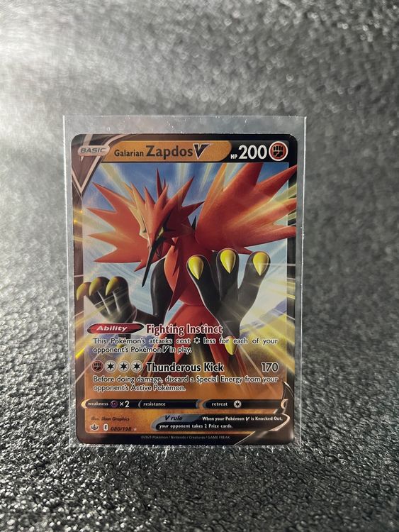 Galar-Zapdos V Gold 182/172 DE