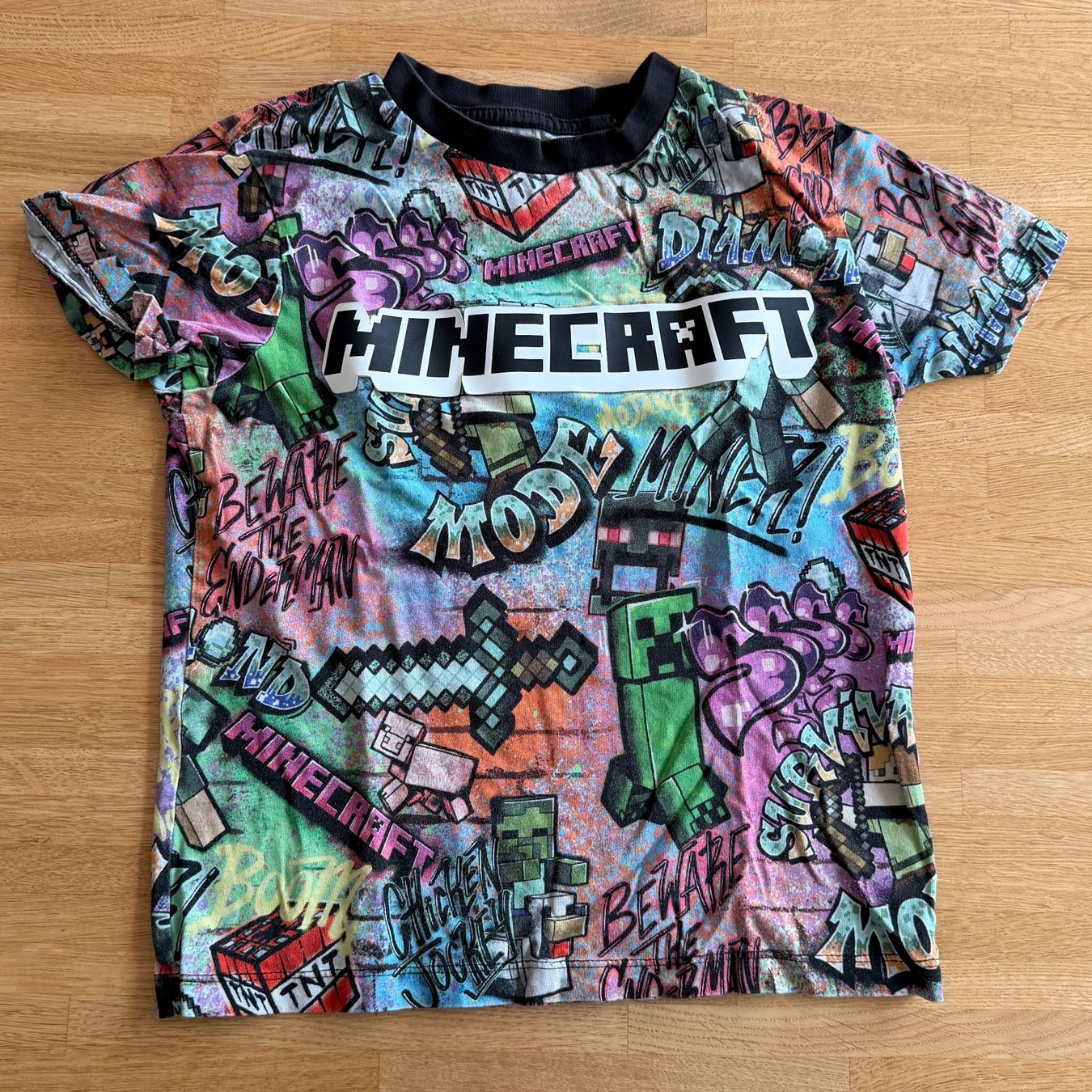 Next Camicie, T-shirt & Polo: T-Shirt - NEXT Minecraft Gr. 128 – Usato da Winterthur venduto da Secondhand-Family