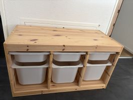 IKEA Trofast Regal Kiefer mit drei Boxen neuwertig