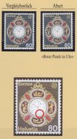 1976, ABART, ANTIKE TASCHENUHR, PLATTENFEHLER ROTER PUNKT