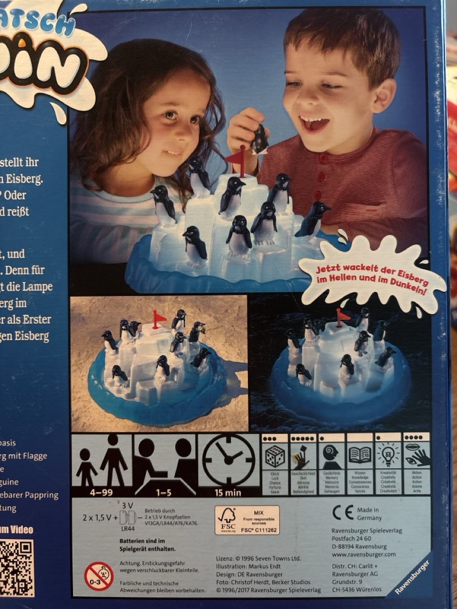 Ravensburger Spiele: Plitsch Platsch Pinguin – Gebraucht aus Engelberg von Reslisport 2