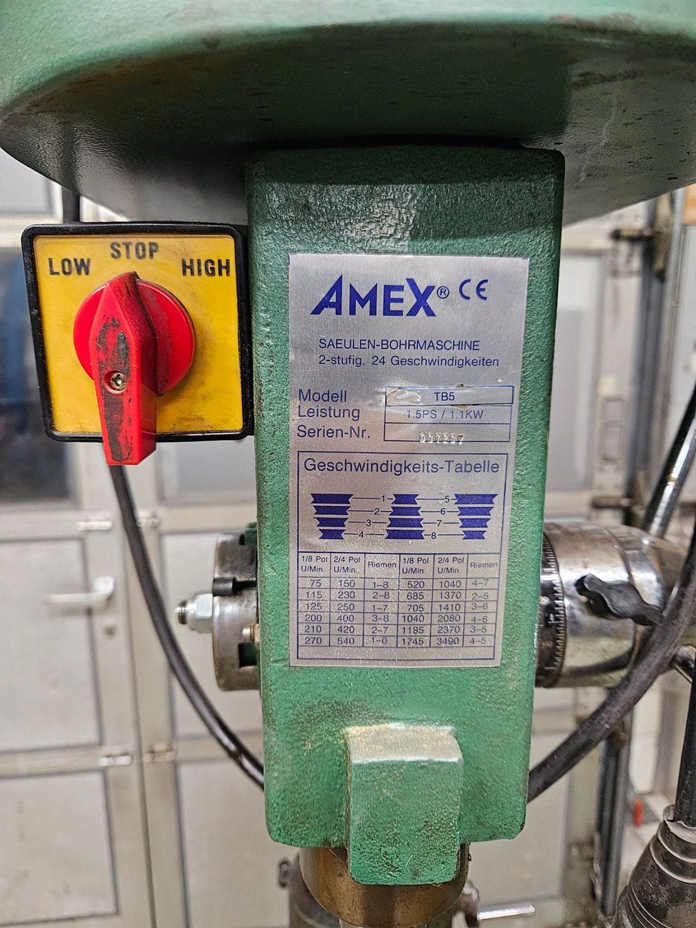 Trapani: Ständebohrmaschine Amex Stadelmann – Usato da Mägenwil venduto da Jan-Han 4