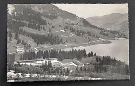 Schwarzsee Lac Noir/ Militärbaracken, ca 1950