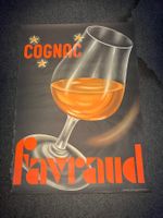 Altes Werbeplakat / Poster Antik / Vintage Werbung Cognac