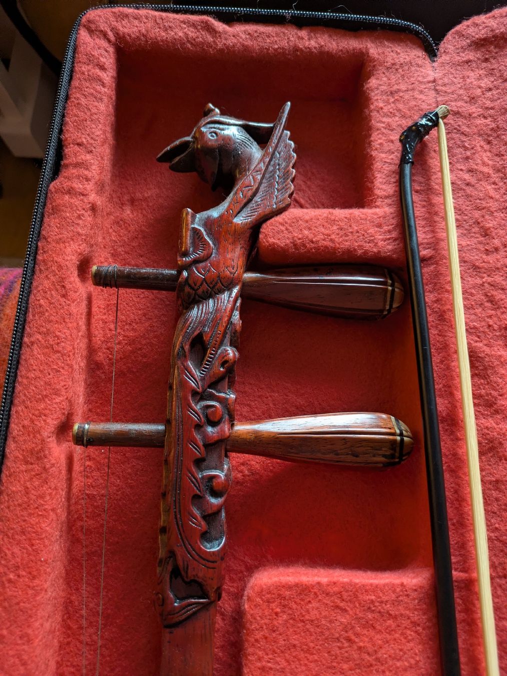 Musikinstrumente: Erhu, violon traditionnel chinois  – Neu (gemäss Beschreibung) aus Tüscherz-Alfermée von ken130893 1