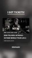 4x Tickets Don Toliver Zürich Hallenstadion / SITZPLATZ