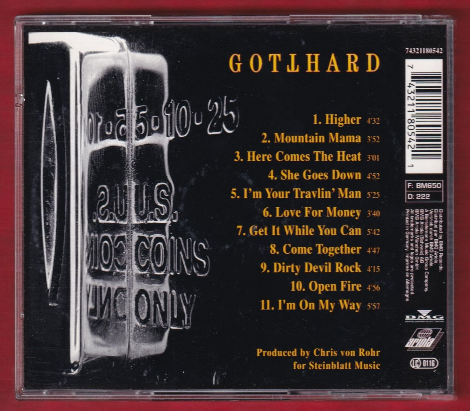 CD: Gotthard - Dial Hard (CD) – Usato da Zürich venduto da Pfluftl2000 1