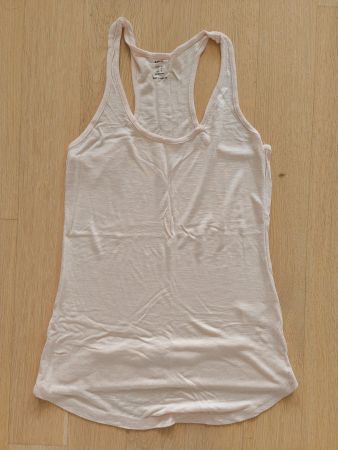 H&M Damen Top Basic Lachsfarben S - 100% Viskose