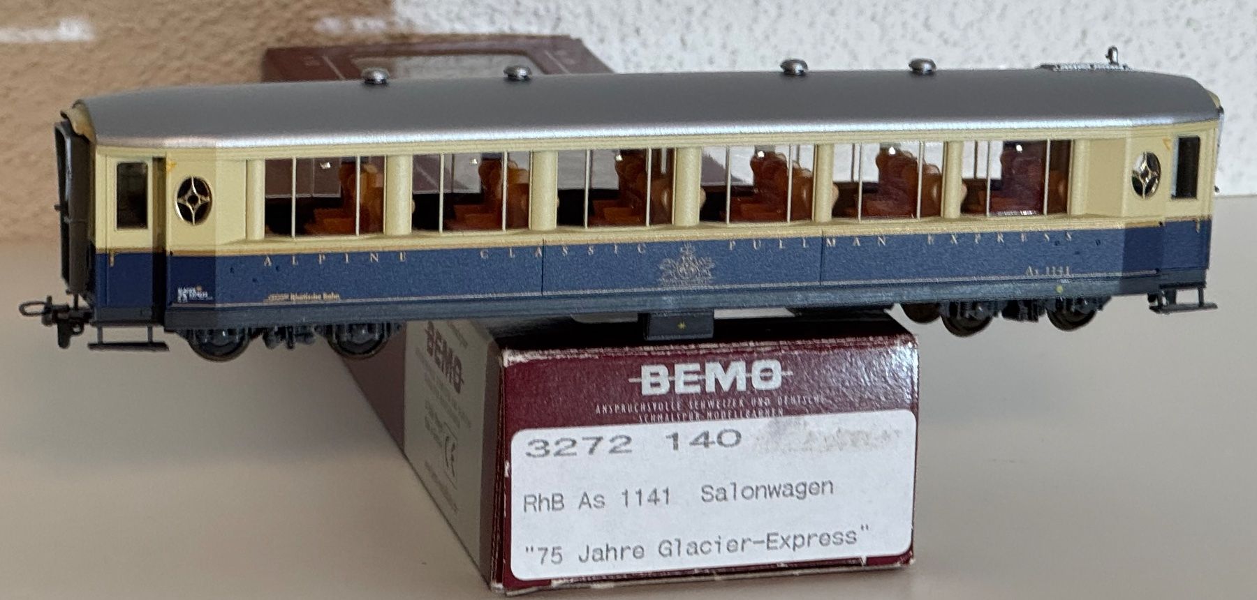 Bemo Trains électriques: Bemo H0m RhB 4er Set Alpine Pullmann Express – D'occasion à Goldau par Bergsturz1806 4