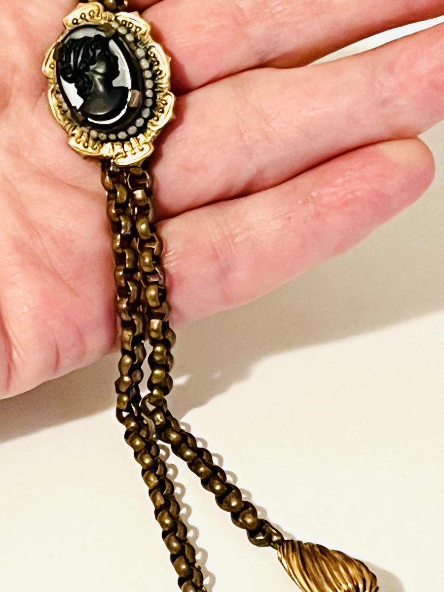 Catenine: Victorian Cameo Necklace – Usato da Rüschlikon venduto da topswissvintage 4