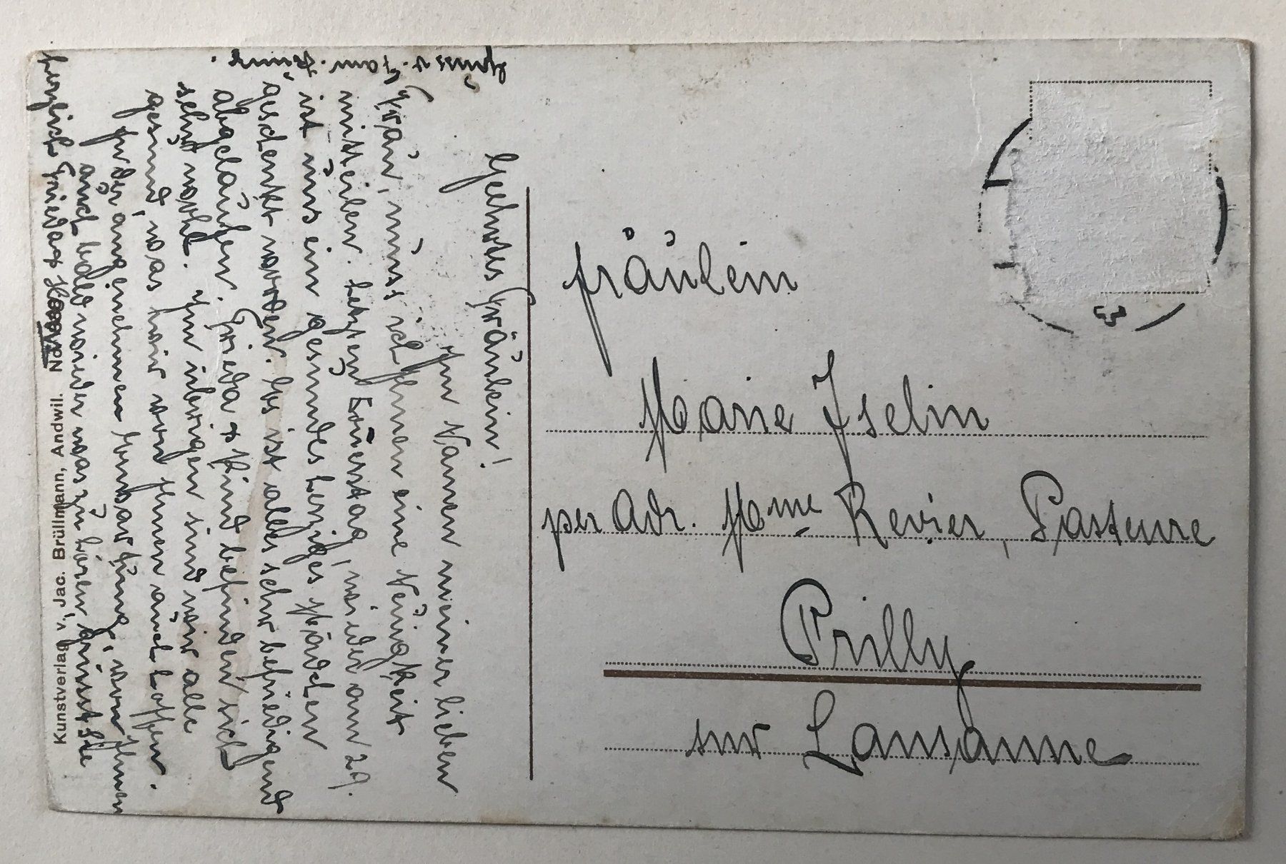 Cartoline postali: ALTE ANSICHTSKARTE ARBON MIT SEE – Usato da Ostermundigen venduto da wini63 1