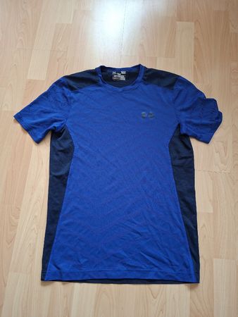 Under Armour Sport T-Shirt Blau Gr. S/M Heatgear 