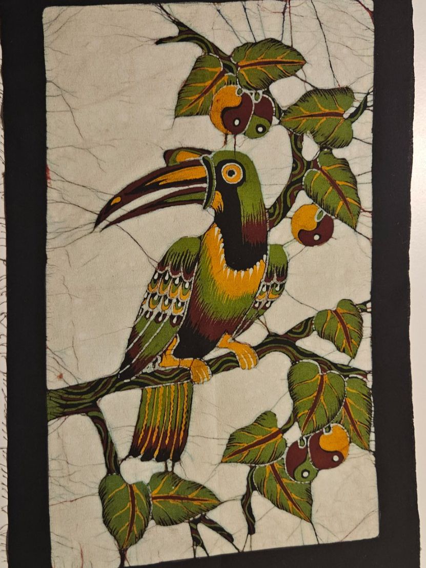 Stoffe: coupon tissu oiseau 22x37cm – Neu (gemäss Beschreibung) aus Carouge GE von Lea000