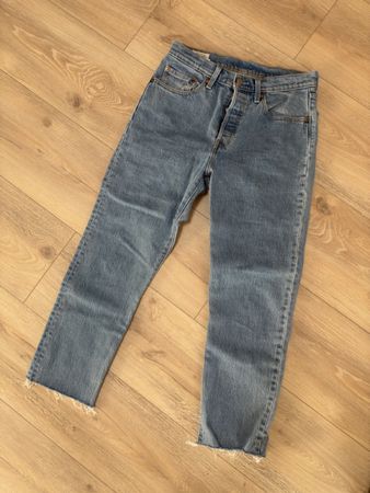 Levi's 501 Jeans W27 L28 hellblau