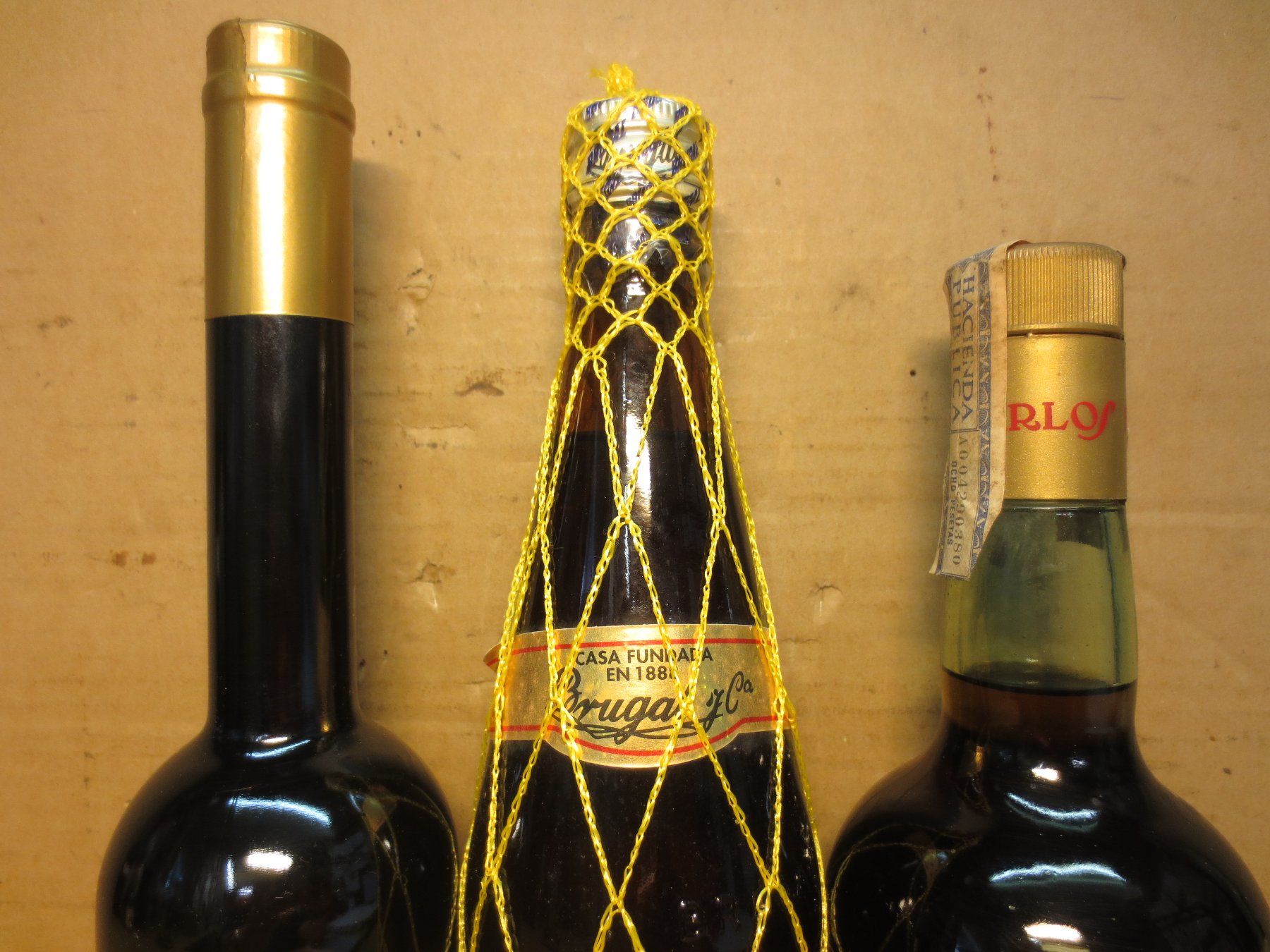Spirituosen: 3 Fl. Grappa , Rum , Brandy . #1744 – Neu (gemäss Beschreibung) aus Schöftland von Topdeal4 2