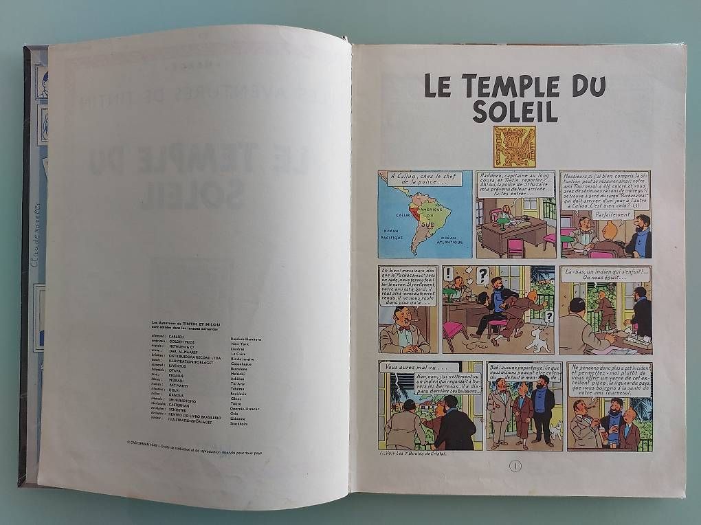Comics: Tintin / Le temple du soleil  – Gebraucht aus Martigny von paquito60 4