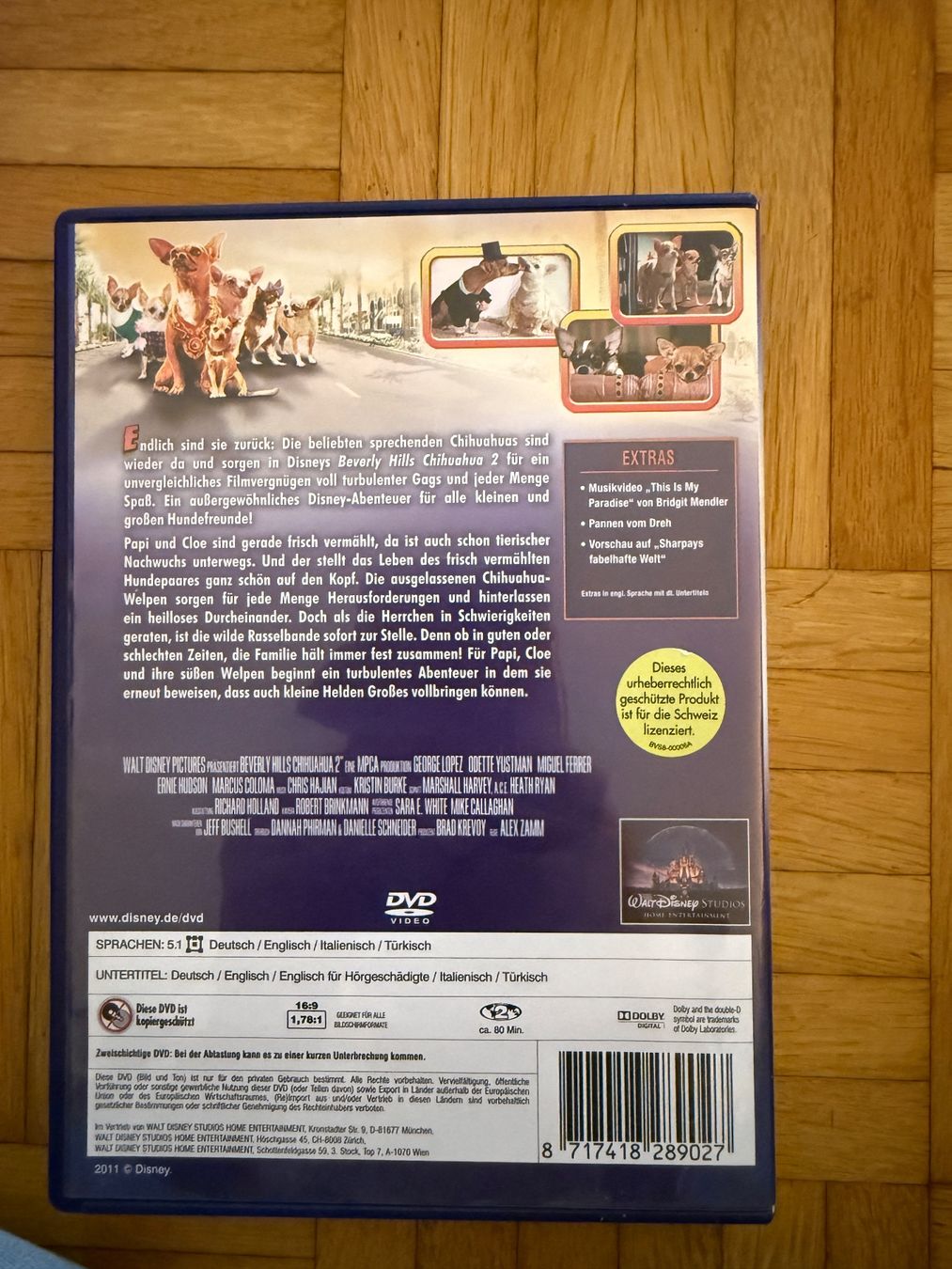 Tutti i DVDs: Beverly Hills Chihuahua 2 – Usato da Brunnen venduto da pel_vk7g 1