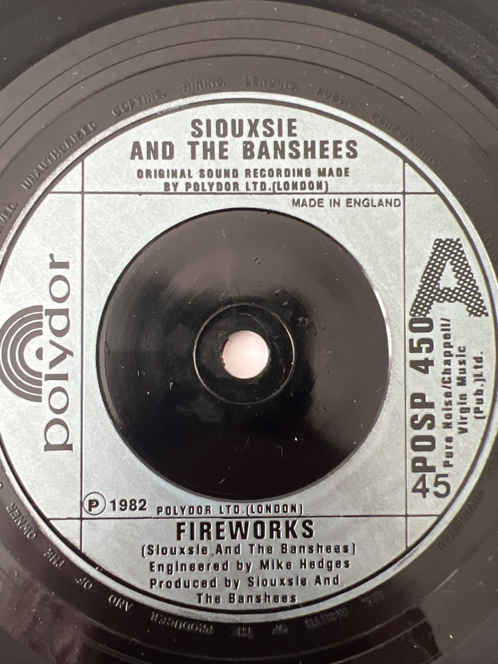Vinyles: Siouxsie & the Banshees - Fireworks / Coal Mind – D'occasion à La Chaux-de-Fonds par jacq_LaTsch0 2