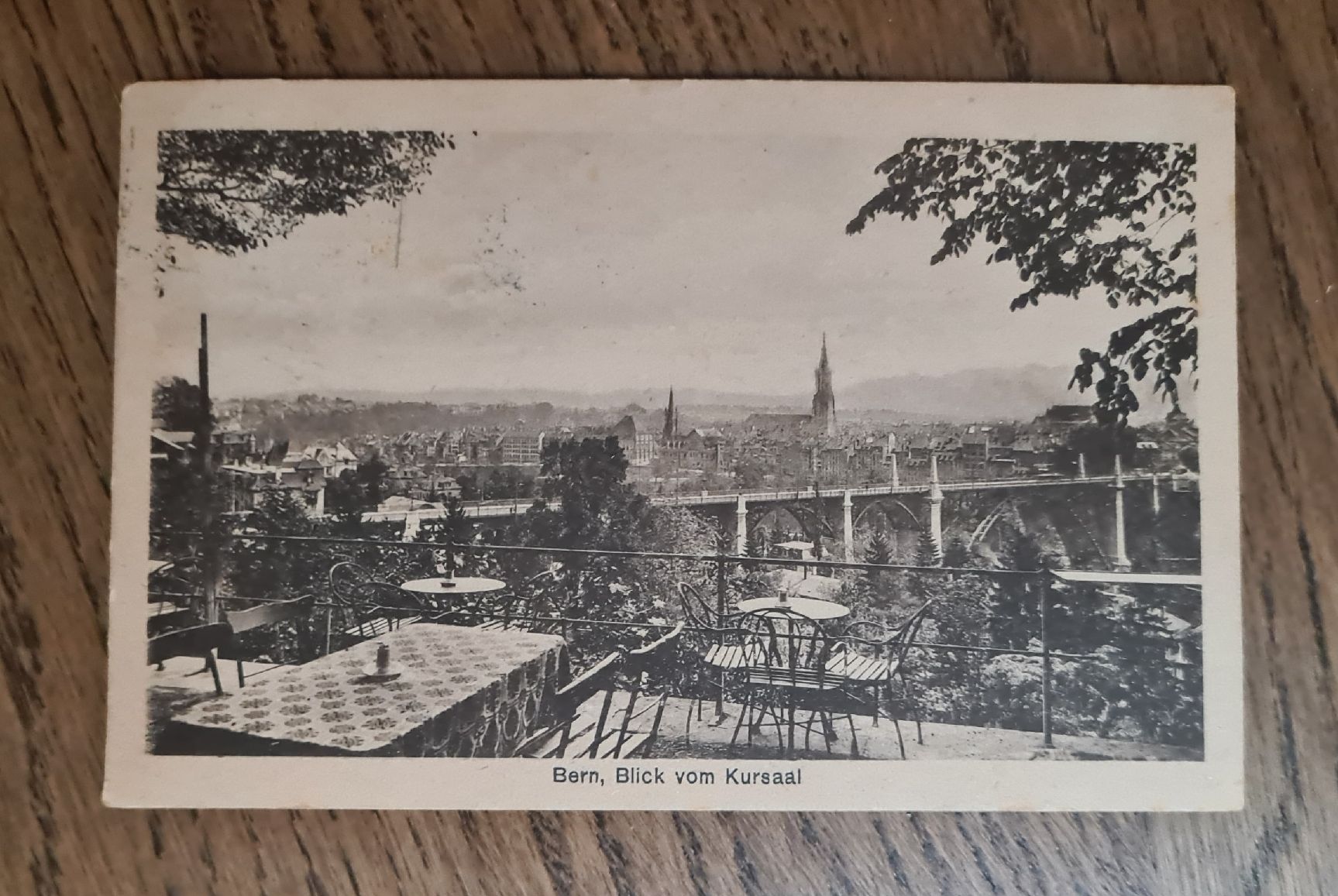 Cartoline postali: Bern, Blick vom Kursaal 1919 – Usato da Ebikon venduto da Donar50