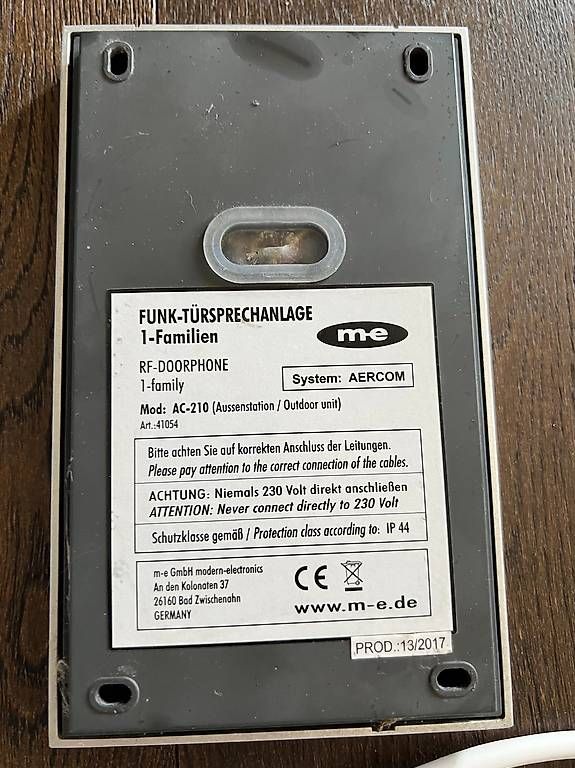 Telefoni: Funk-Türsprechanlage – Usato da Wittenbach venduto da Ahoc 4