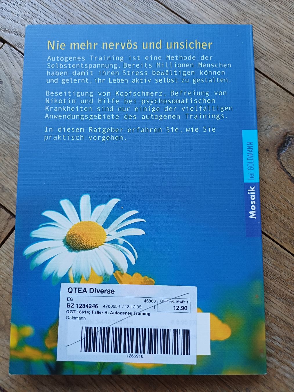Livres: Rolf Faller Autogenes Training Entspannung Buch  – Neuf (Voir description) à Bern par rikivip 1