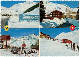 Andermatt - 4 Bild AK